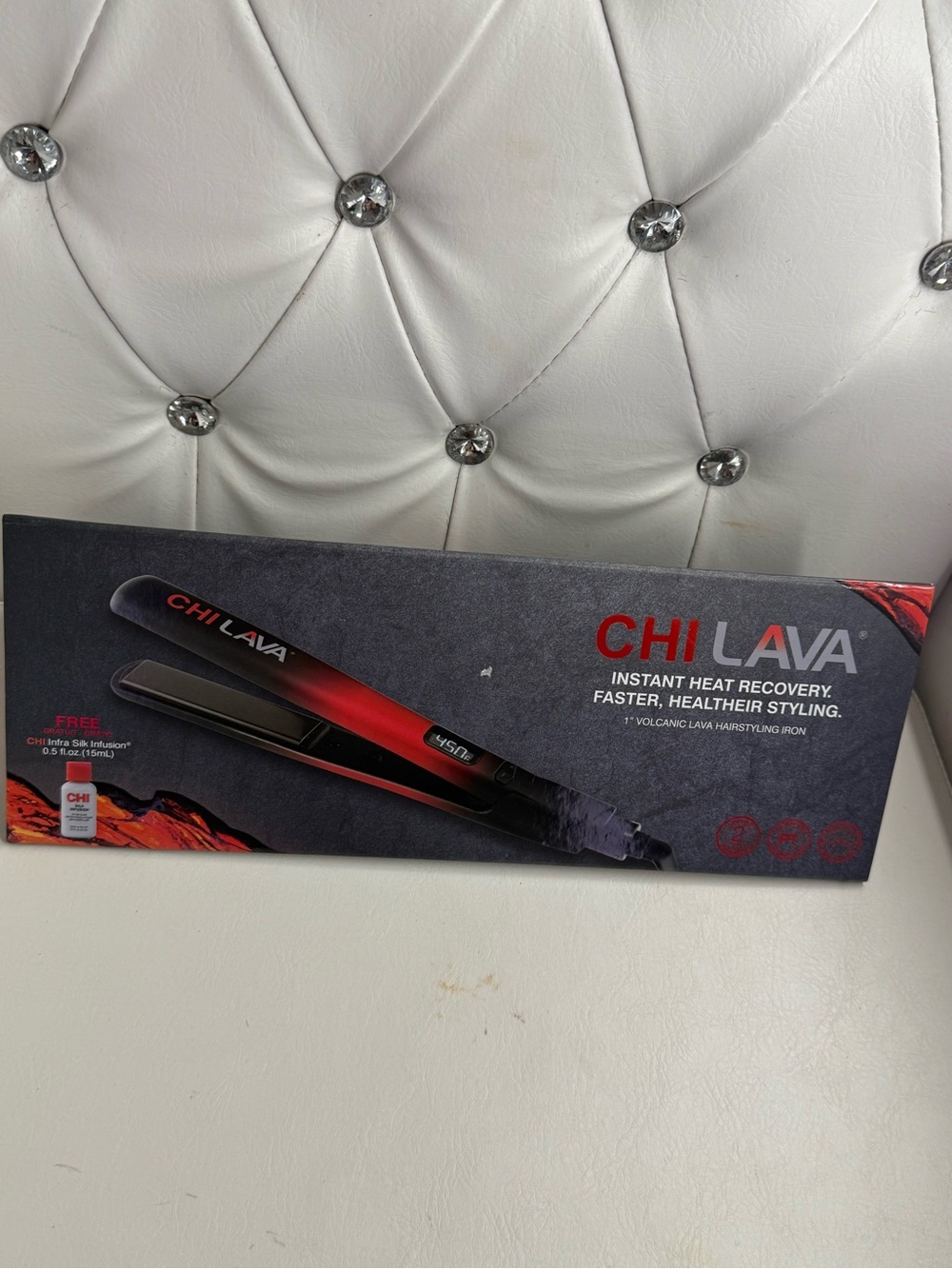 CHI Lava Red & Black Volcanic Hair Straightener